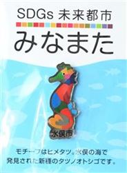 SDGs未来都市みなまたオリジナルロゴマークピンバッジ