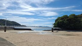 湯の児海水浴場干潮