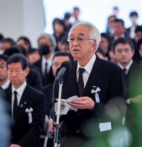 患者・遺族代表 川畑俊夫氏